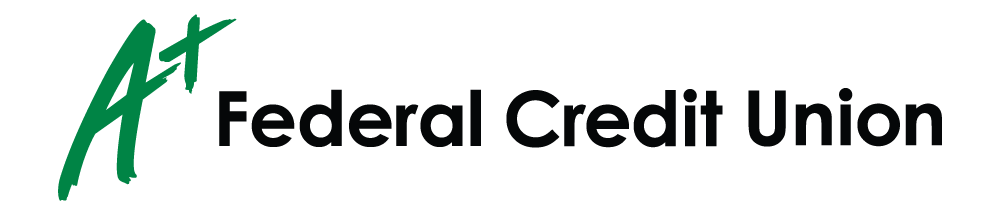 A+ Federal Credit Union logo.